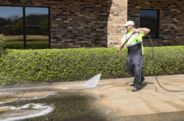 commercial concrete cleaning in augusta
